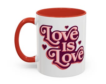 Love is Love LGBTQ Pride Coffee Mug - Vibrant Ceramic