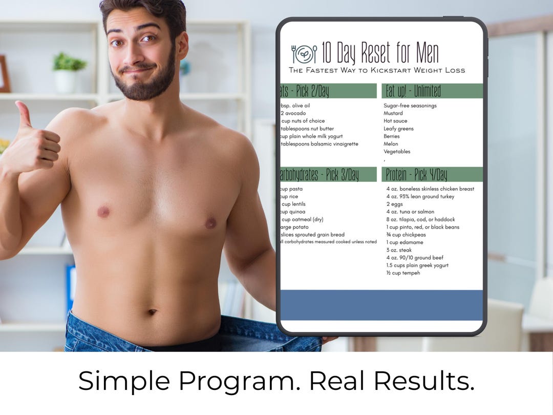 Image result for Easy Weight Loss Diet Plan for Men (printable PDF Download) - Etsy