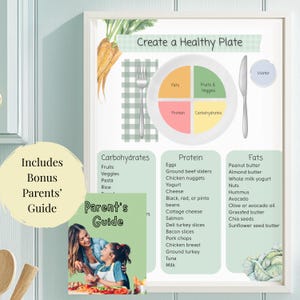 Tabla de planificación de comidas para niños: Guía nutricional basada en macronutrientes (Descarga en PDF)
