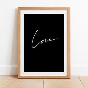 Printable poster, wall decoration, love poster