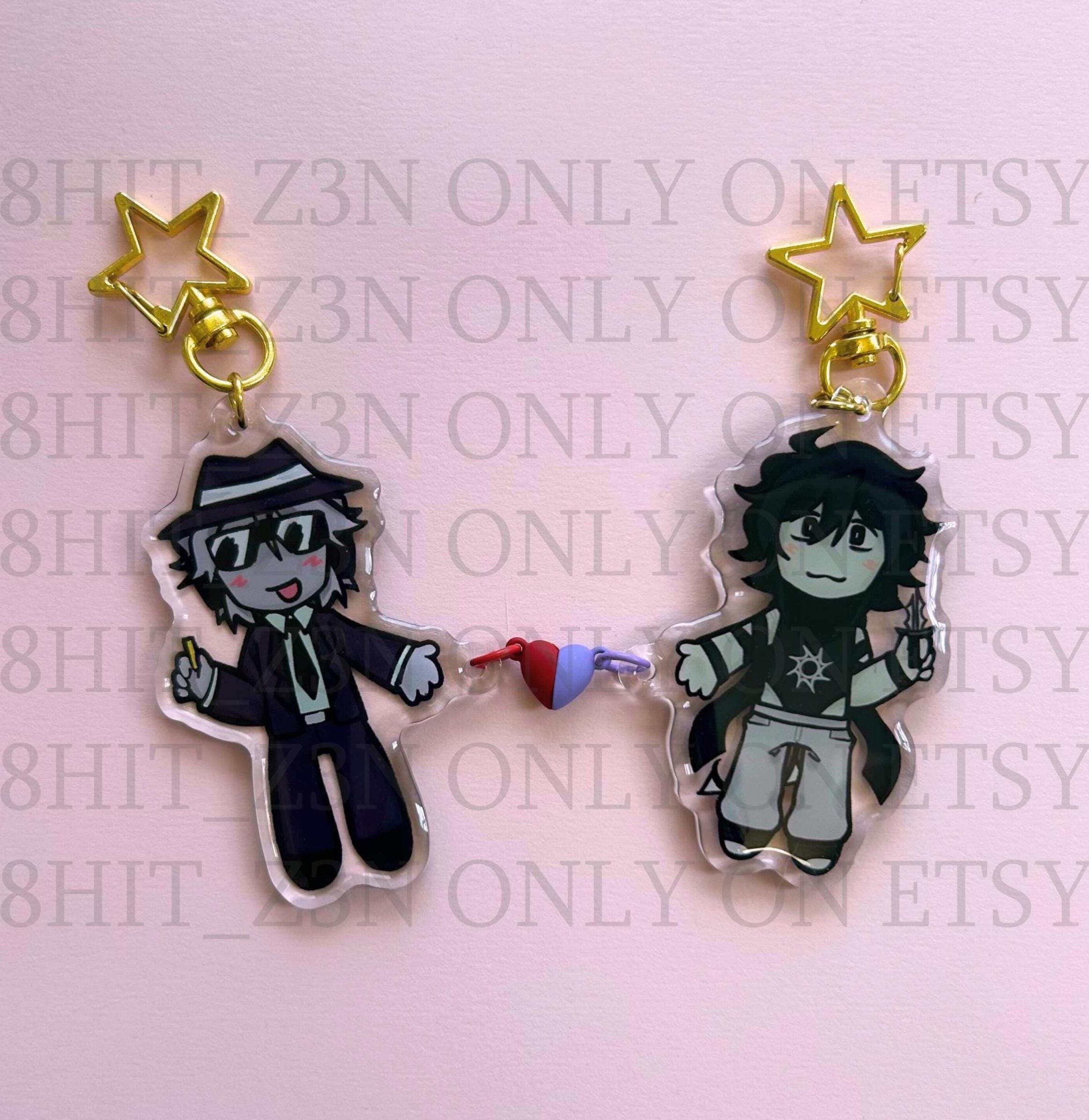 FORSAKEN Acrylic Keychains Magnetic 3'' - Roblox Chance Itrapped