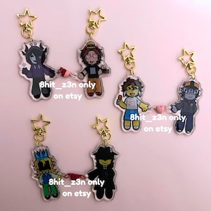 FORSAKEN Acrylic Keychains Magnetic 3'' - Roblox Chance Itrapped 007n7 ...