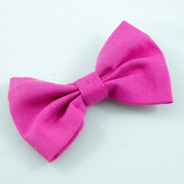 Fuschia Hair Bow Clip |  Pink Hair Clips | Dark Pink Hair Bows | Mother's Day gift | Hair Bows for girls | Hair Accessories