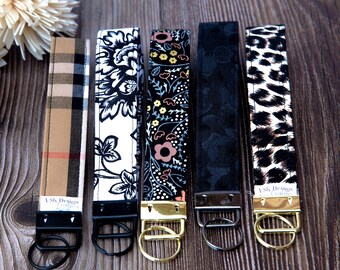 Porte-clés en tissu avec bracelet en tissu | Porte-clés décoratif