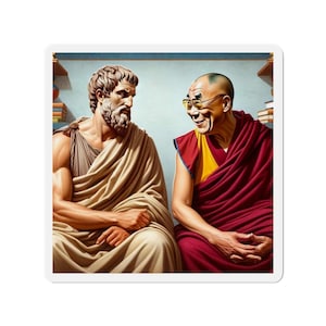 Philosophical Friendship Die-Cut Magnet | Inspirational Decor for Home, Office, Educational Gift, Thought-Provoking Gift, Magnet for [...]