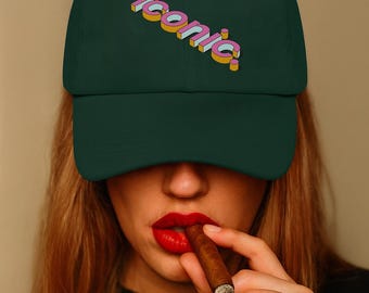 Iconic Dad Hat | Retro Y2K Baseball Cap | Statement Kappe | Ästhetische Unisex Streetwear
