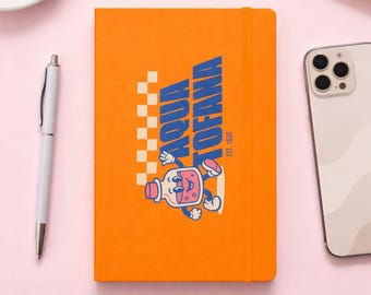 Aqua Tofana Hardcover Notizbuch – Feministisches Journal für Frauen | A5 Linien Notebook mit Gummiband