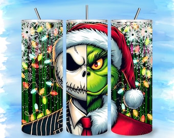 Grinch-inspired 20Oz tumblers