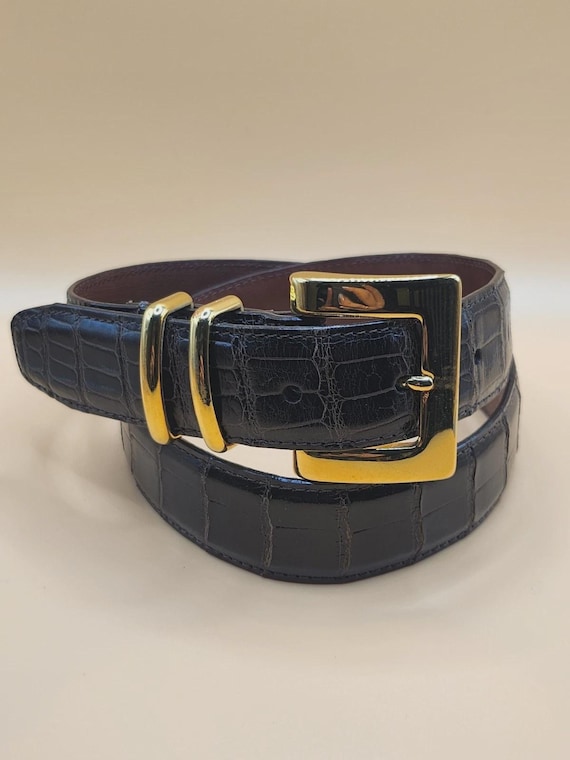 MCM Made in Italy Belt mcm vintage leather Belt Made In Italy Sz 36 | eBay main image 4