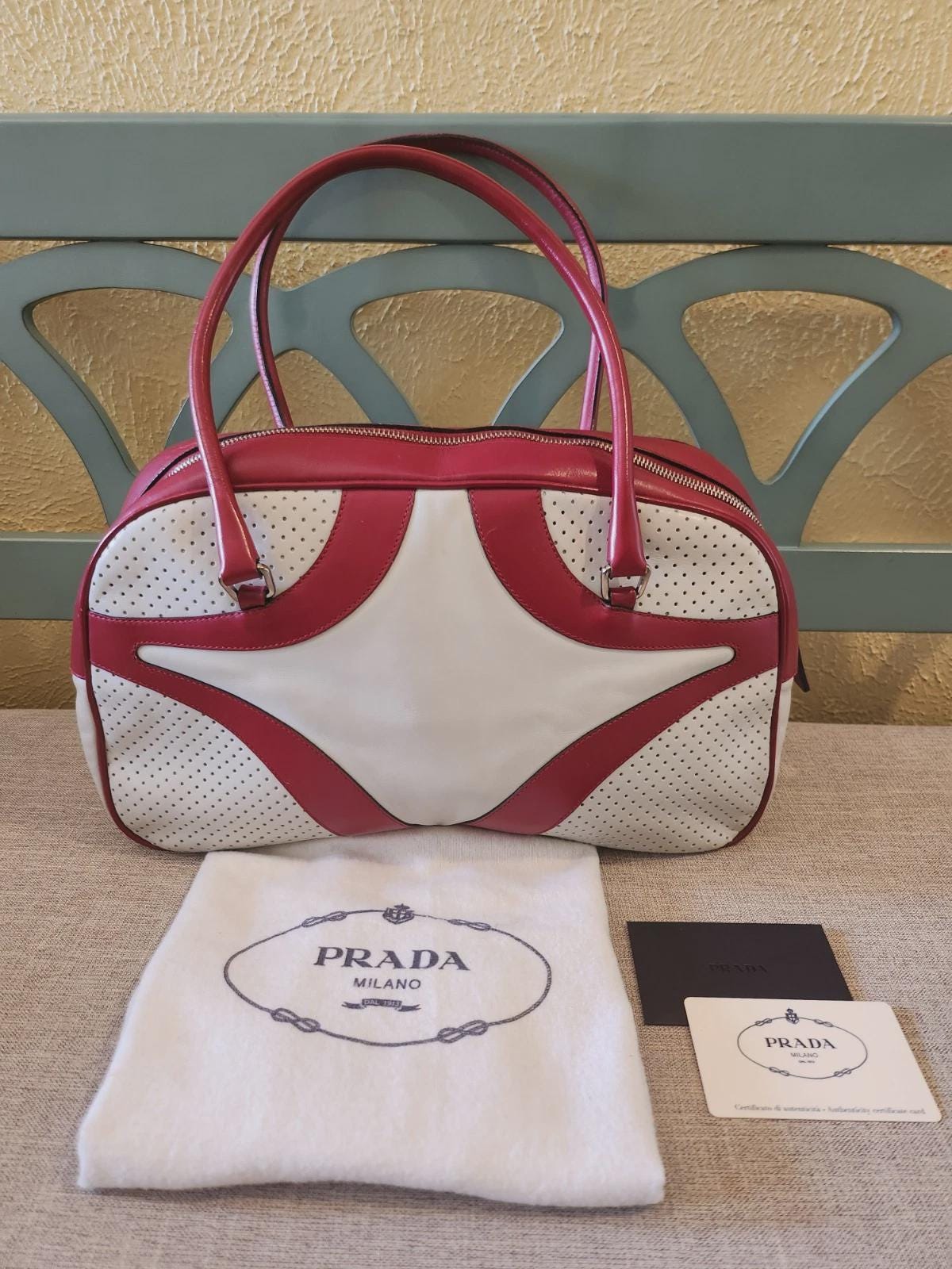 Prada Bowling Bag - Etsy