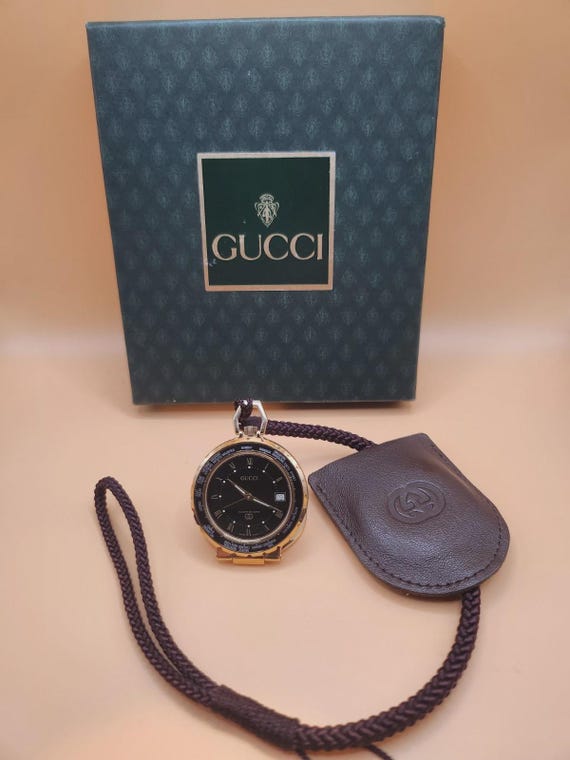 Mint GUCCI World Travel Pocket Alarm Watch New Battery and Service