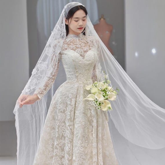 long sleeve evening dresses Long Sleeve Cross Over Floor-Length Evening Dress