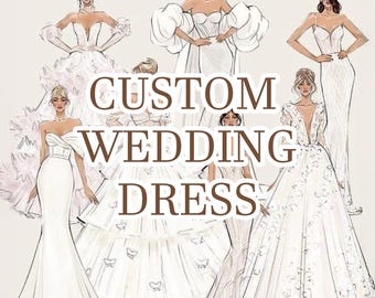 Custom Wedding Dress From LINOIRE