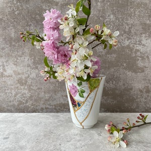 Premium Kintsugi Kit With Japanese Porcelain Flower 