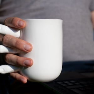 Funny Mug With Fingers