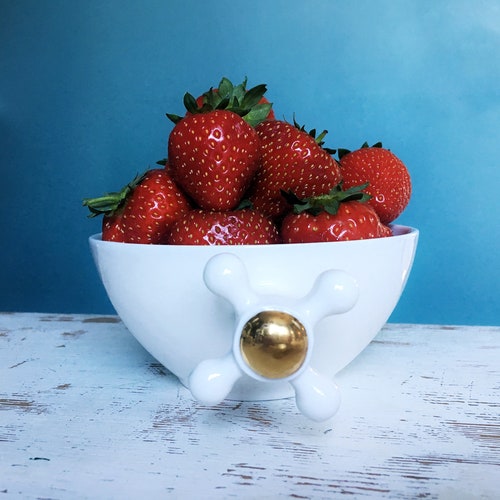 Quirky Bowl With Faucets Funny Ceramic Bowl Handyman Gift Etsy