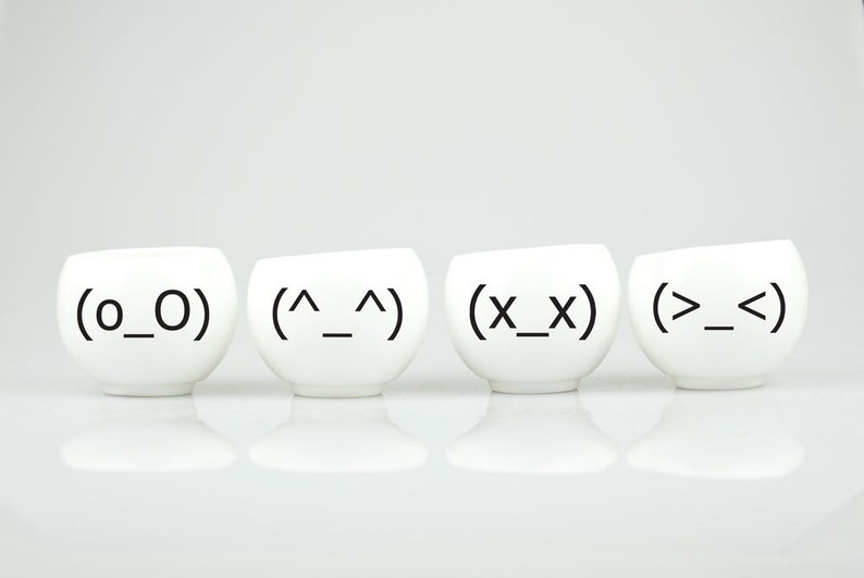 Emoji Face Plant Holder Funny Ceramic Plant Pot Minimalist Planter