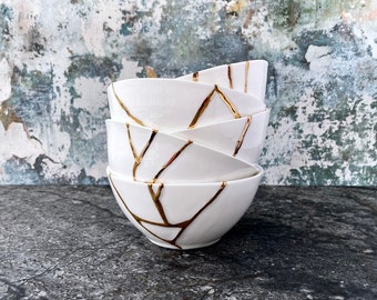 Handmade Kintsugi Bowl, Meaningful Gift