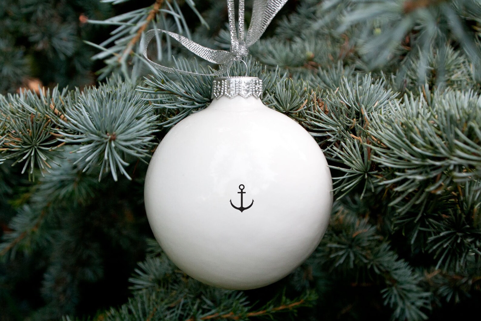 Ornament With Gold Anchor Christmas Ornament With Anchor Etsy UK