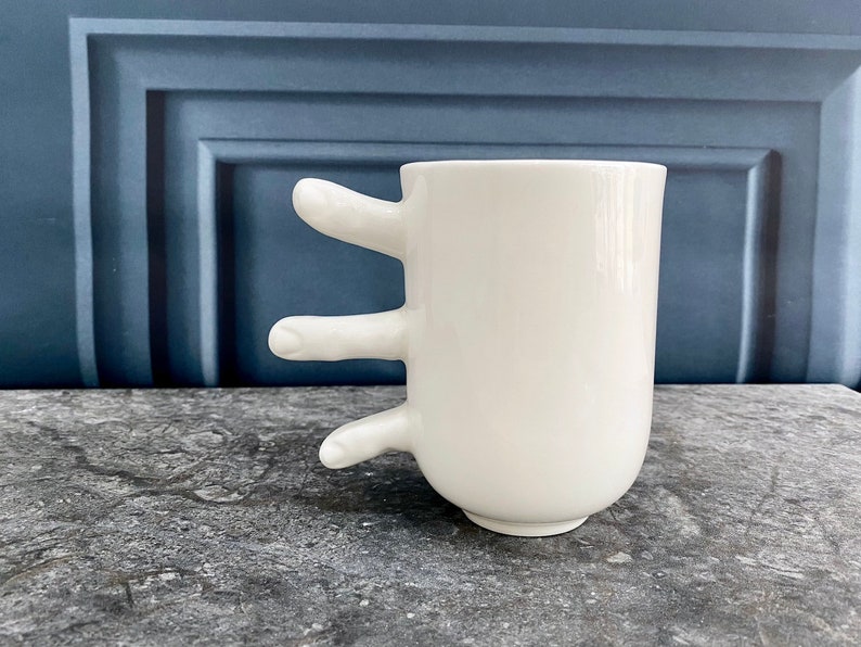 Funny Mug With Fingers