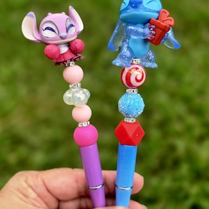 Blue alien Beadable Pens