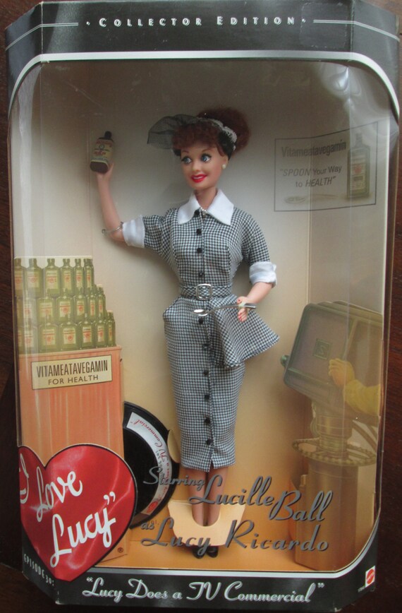 lucy does a tv commercial doll