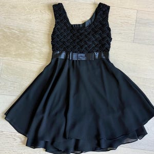 90s Vintage Valentino Little Black Dress Cocktail Dress Size XS