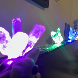 Multi-color LED Quartz Crystal Point USB String Lights