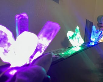 Multi-color LED Quartz Crystal Point USB String Lights