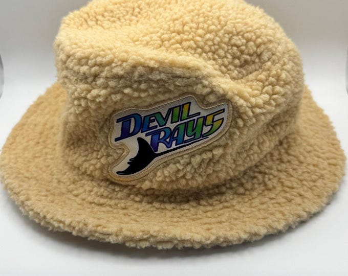 Tampa Bay Devil Rays Sherpa Bucket Hat MLB SGA Fuzzy Old Logo RARE - Etsy