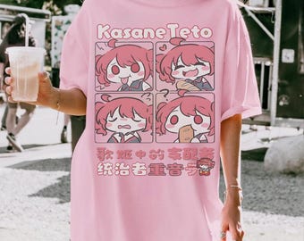 Anime T-shirt, Cute Manga Tee, Anime Fan Gear, Urban Style Tee, Anime Cotton Gift, Aesthetic Art Tee, Daily Casual Wear, Cool Anime Shirt