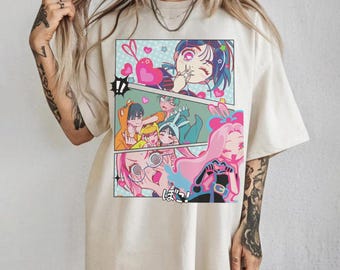 Anime T-shirt, Nerdy Gift Idea, Unisex T-shirt, Anime Vintage Tee, Best Anime Shirt, Anime Kawaii, Anime Manga Shirt, Anime Fashion Shirt