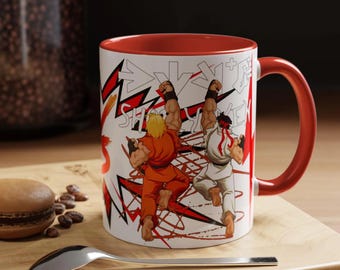 Street Fighter Mug, Arcade Game Gift, Video Game Mug, Gaming Coffee Mug, Geek Mug, Gaming Gift, Gaming Mug, Gamer Mug, Video Game Gift