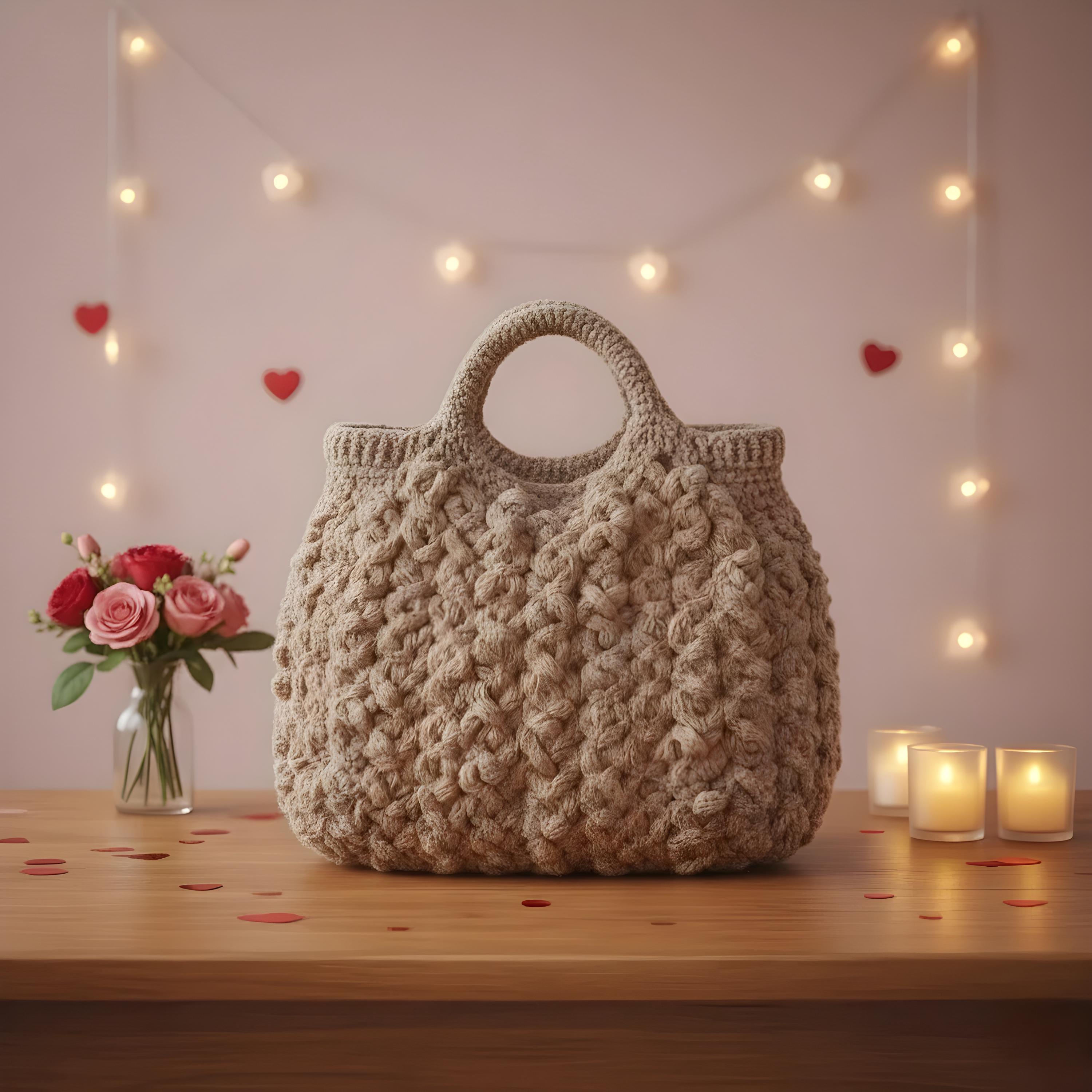 Chunky Bobble Crochet Bag Pattern | Modern Textured Handbag (PDF ...