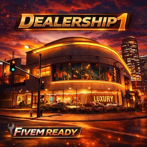 Fivem MLO Dealership 1 | MLO |Fully optimized | High Quality