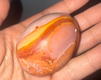 One Polychrome Jasper Palm Stone