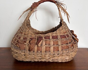 Betz Salmont Organic Handwoven Sculptural Art Basket