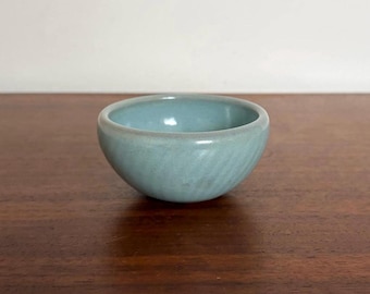 Eva Stæhr-Nielsen for Royal Copenhagen Sky Blue Ceramic Bowl