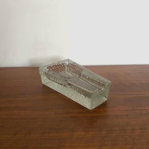 Brutalist Vintage Aschenbecher von Libbey Glass