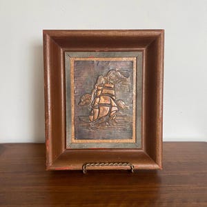 ヴィンテージ銅製船の壁掛けアート - Etsy 日本