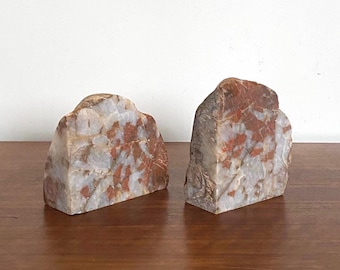 Arizona Rainbow Petrified Wood Bookends