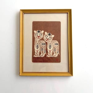 版画 60s print / Japan 1960s Japanese Woodblock Prints - Etsy