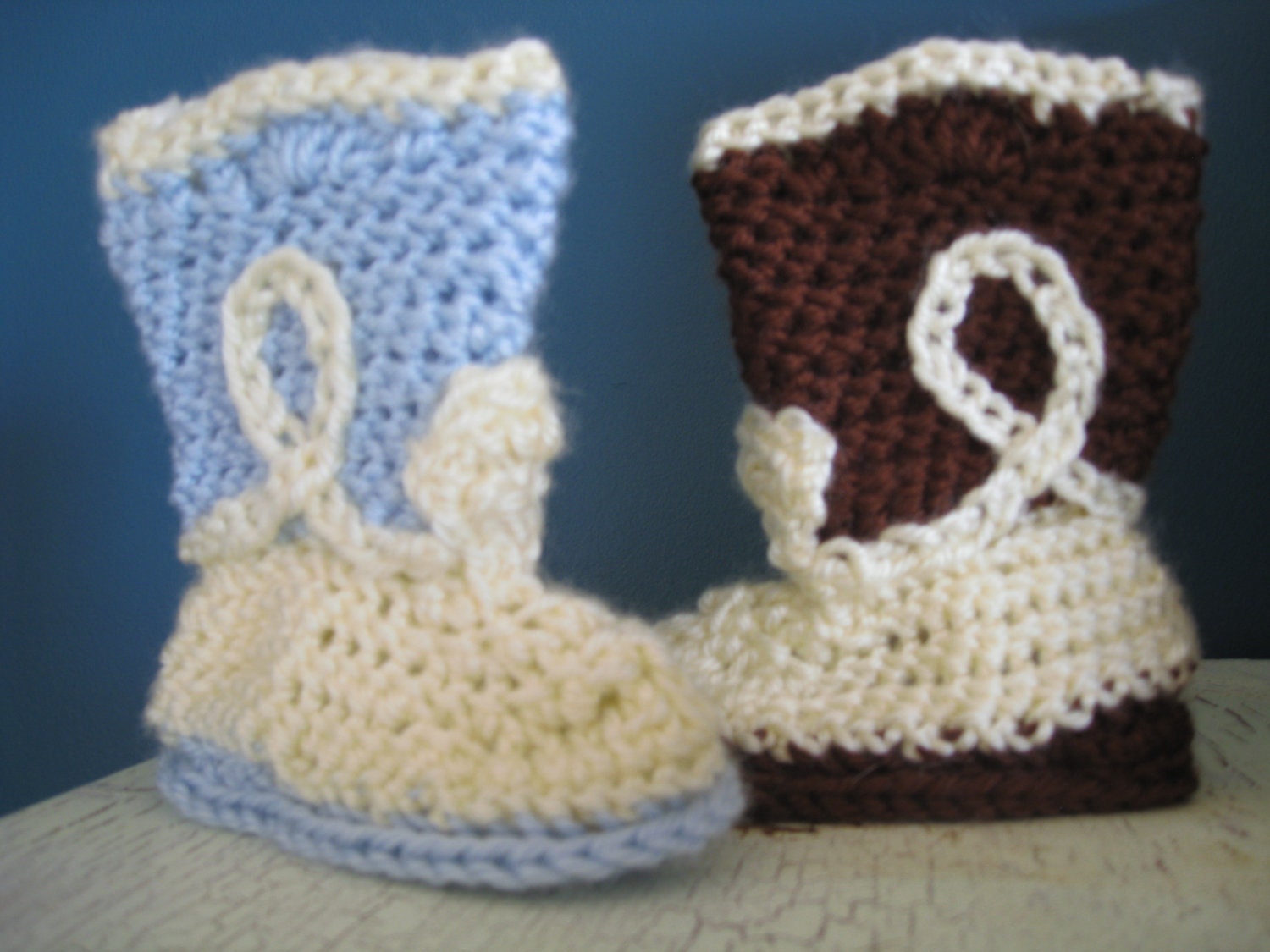 Crochet Baby Pattern PDF Crochet Cowboy Booties Tutorial How to Digital