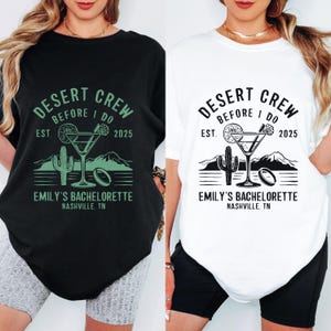 Desert Bachelorette Party Shirt: Arizona Western Comfort Colors Tee