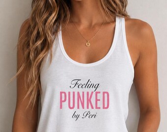Women's Graphic Tank, Perimenopause Humor, Funny Menopause Shirt, Midlife Tank Top, Punked by Peri