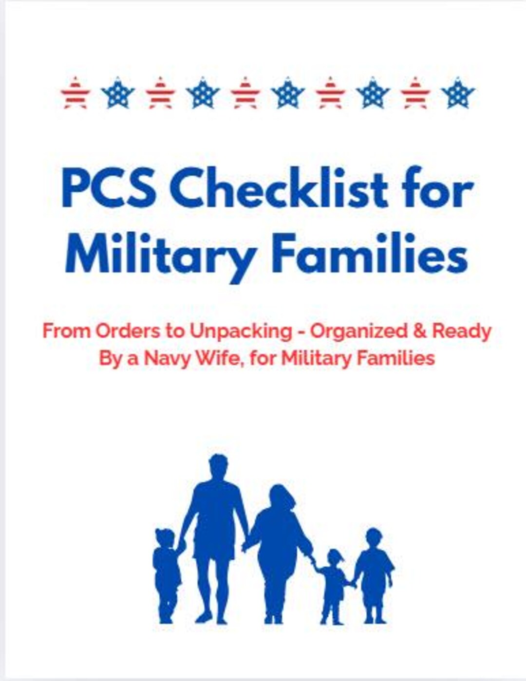 PCS Checklist for Military Families - Etsy