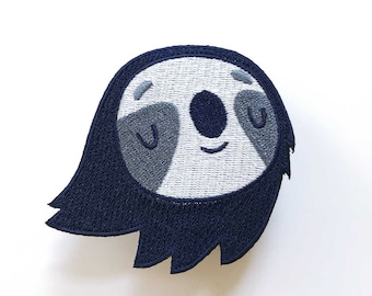 Iron-on sloth patch