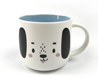 big mug DOG, porcelain cup, coffee cup, dishwasher-safe