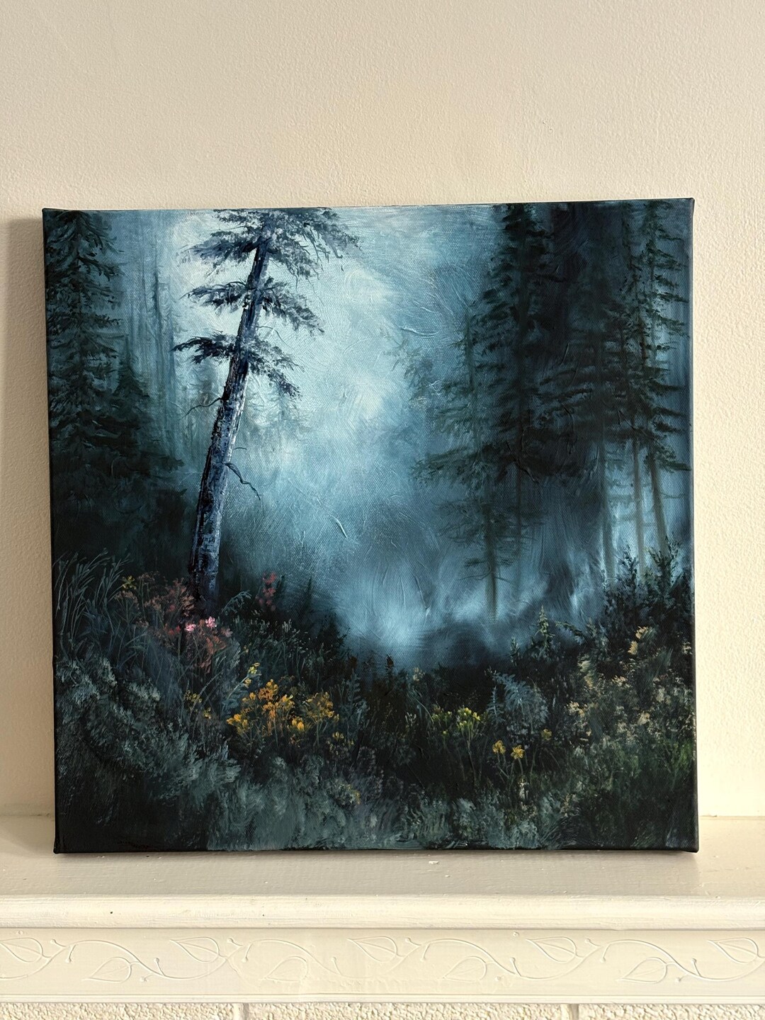 Dusk in the Woods Oil Painting Original - Etsy