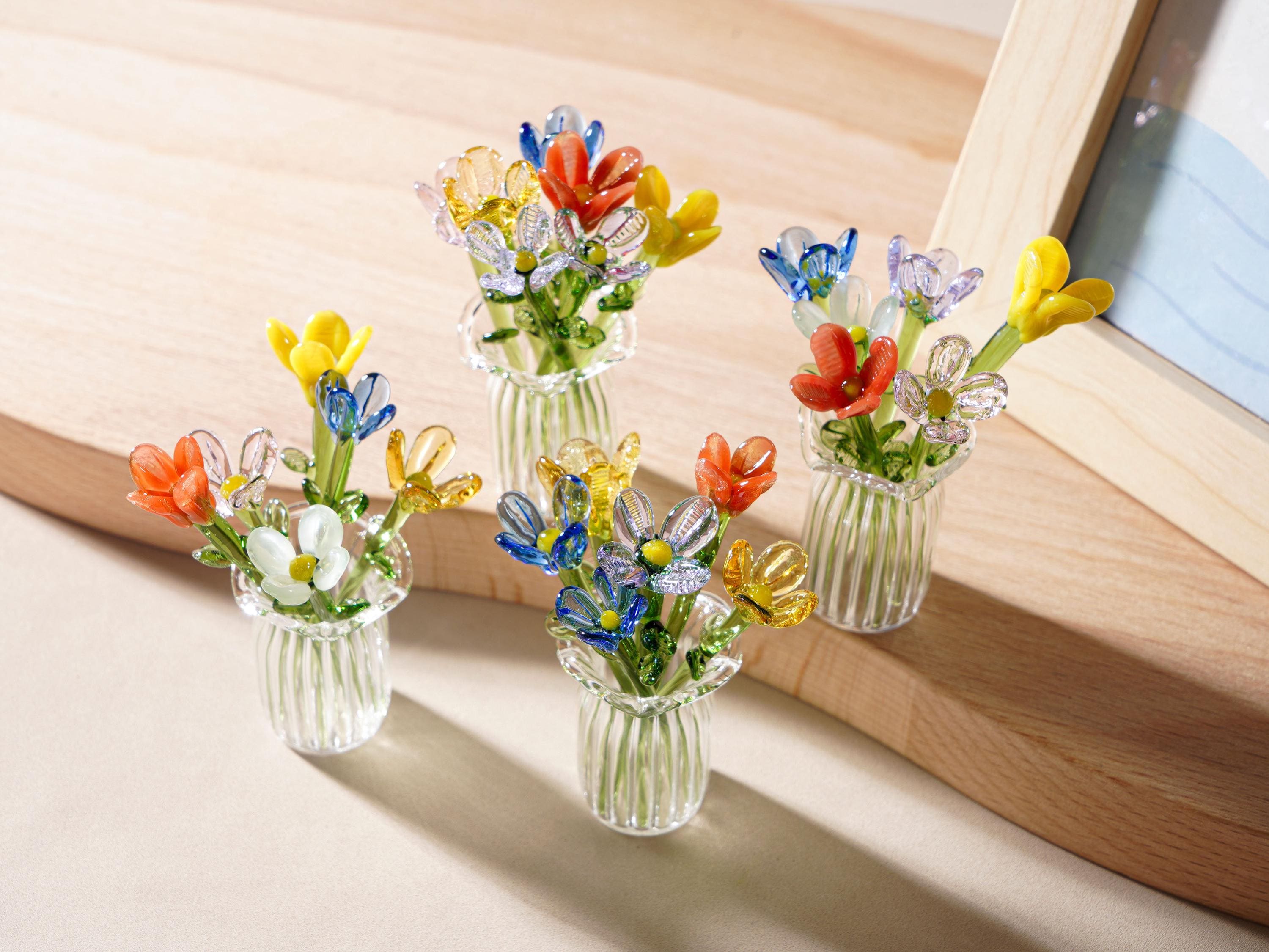 Yellow glass vase - Etsy 日本